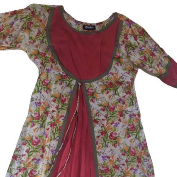 Authentic Indian Dress Size 12 Fits 14-16 - Picture 2 of 4